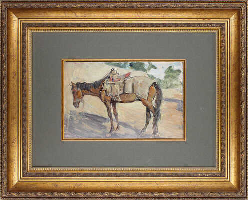 Ромадин Николай Михайлович. Верховая узбекская лошадь 